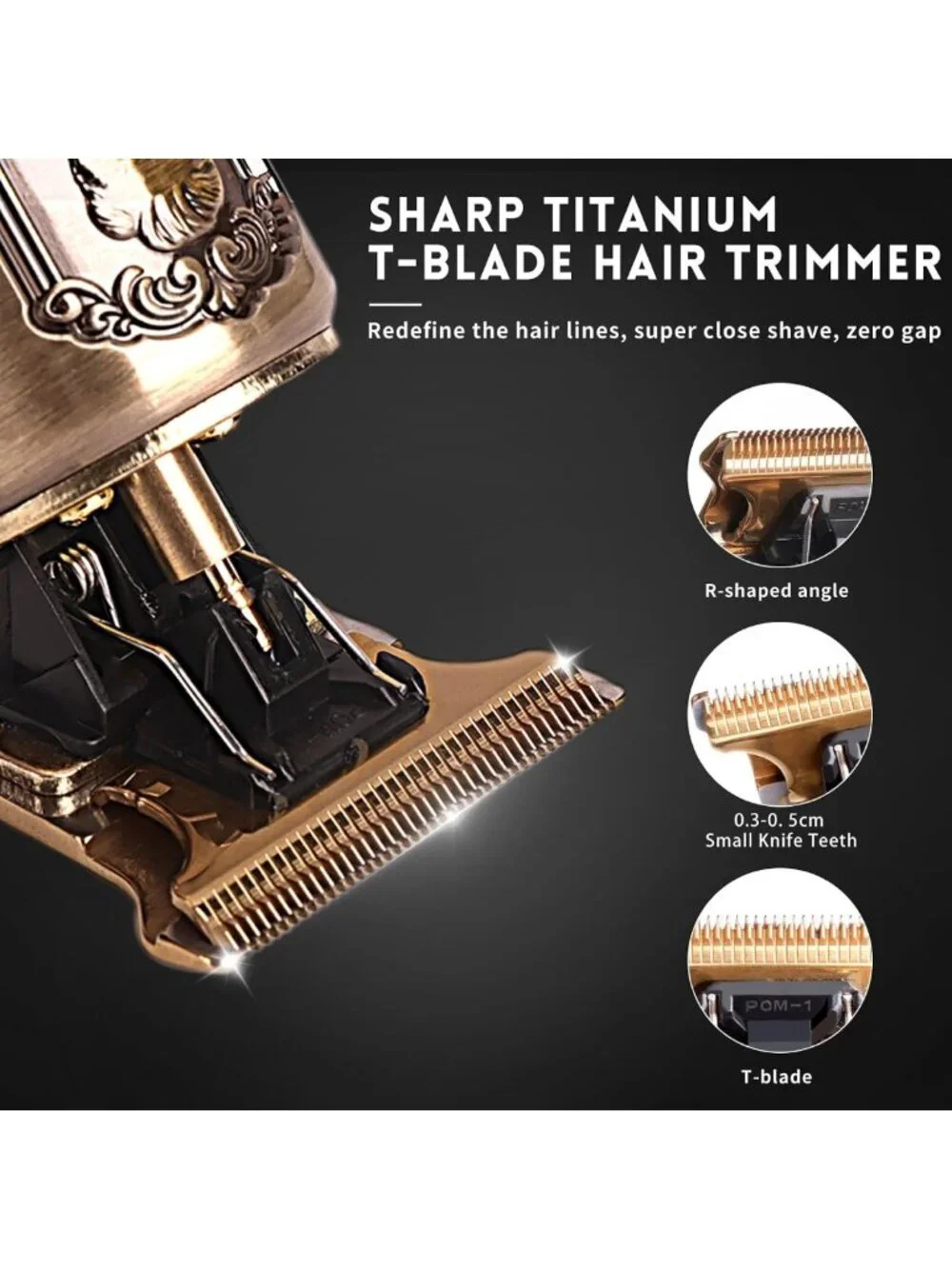 Professional Beard Trimmer & Hair Clipper Kit with LCD Display - Precision